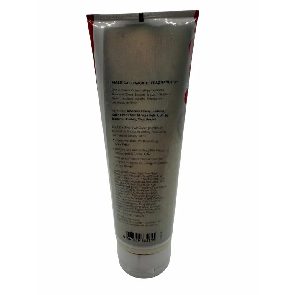 Bath & Body Works Japanese Cherry Blossom Ulta Shea Body Cream X2 Bundle 8oz New